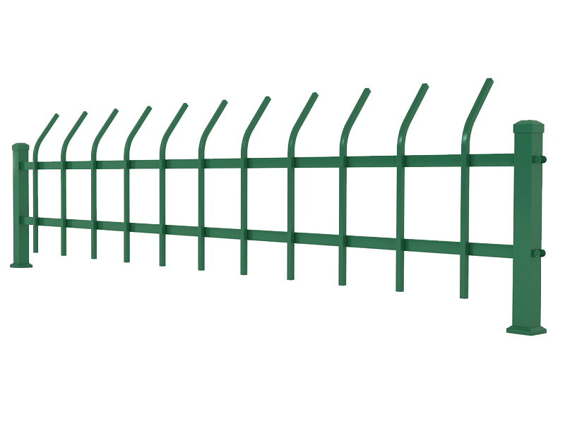 彎頭草坪鋅鋼圍欄圖片